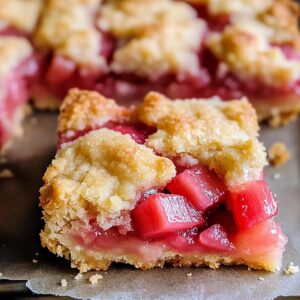 Galletas de ruibarbo dulces y acidas ideales