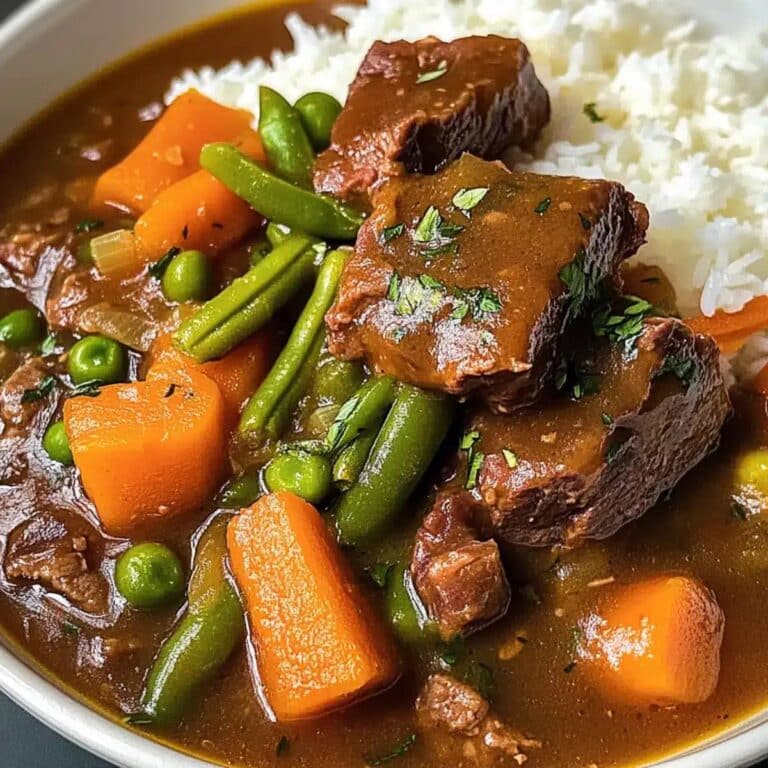 Delicioso estofado de carne estilo bowl