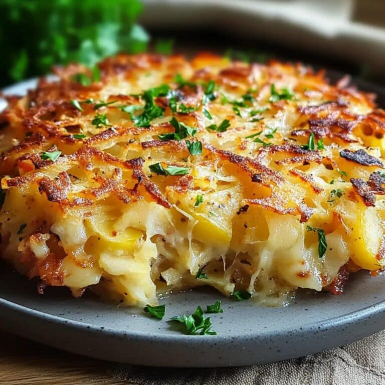Gratinado de patata y requesón muy crujiente