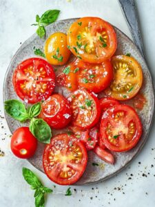 Tomates marinadas: momentos de frescura y sabor