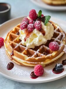 Gofres belgas esponjosos el desayuno perfecto irresistible