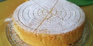 Tarta de almendras mallorquina sin harina