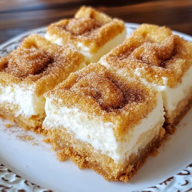 Barritas de cheesecake estilo churro irresistibles