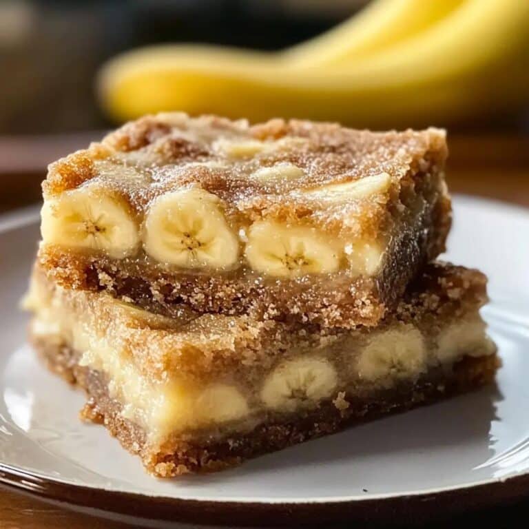 Barras de platano pegajosas deliciosas y faciles