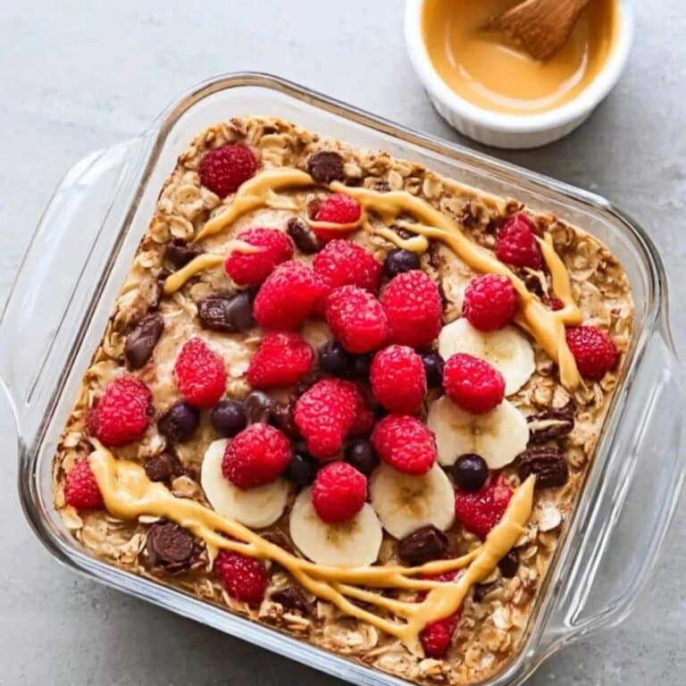 Avena horneada con frutas facil y saludable