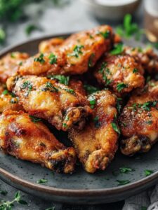 Alitas de Pollo Crujientes en Airfryer