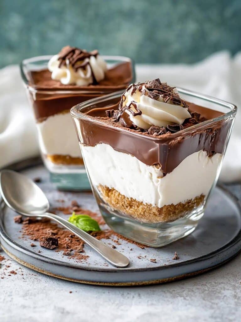 Postre Kinder Pingui bajo en carbohidratos crujiente