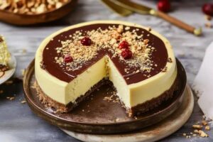 Pastel de queso estilo Dubai sin horno