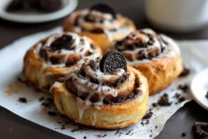 Rollos de canela con Oreo facil receta