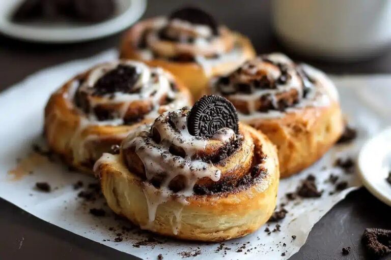Rollos de canela con Oreo facil receta