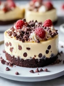 Mini Cheesecakes con Base de Brownie