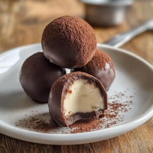 Trufas de Tiramisú sin Horno