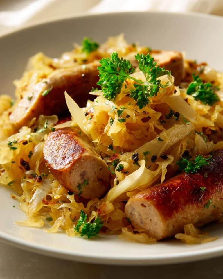 Receta de estofado de carne con chucrut